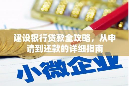 普湾新区建设银行贷款全攻略，从申请到还款的详细指南