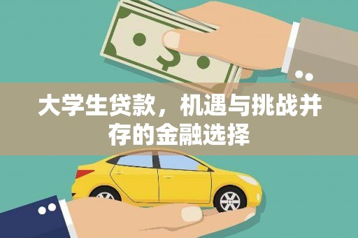 普湾新区大学生贷款，机遇与挑战并存的金融选择