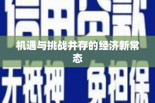 普湾新区机遇与挑战并存的经济新常态