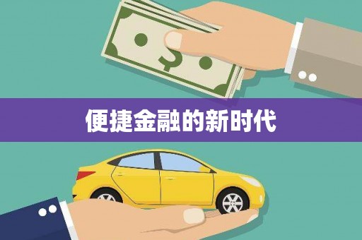 普湾新区便捷金融的新时代
