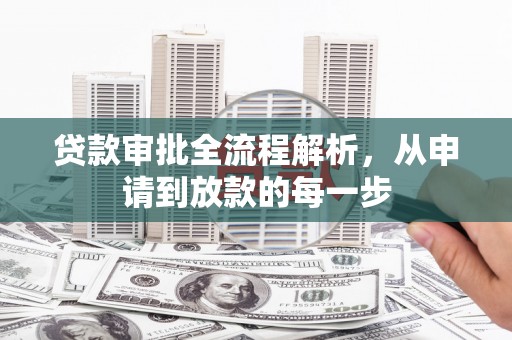 普湾新区贷款审批全流程解析，从申请到放款的每一步