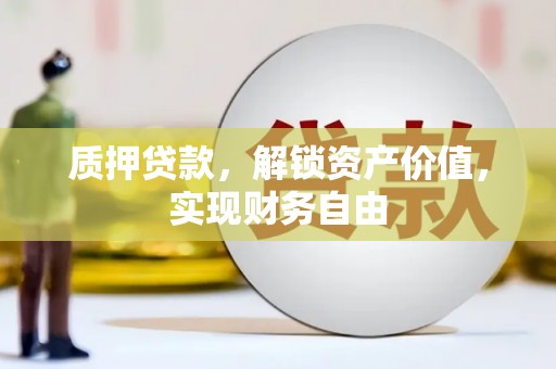 普湾新区质押贷款，解锁资产价值，实现财务自由