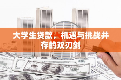普湾新区大学生贷款，机遇与挑战并存的双刃剑