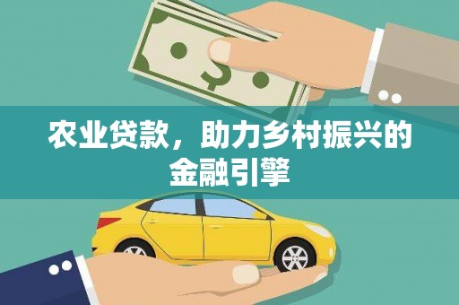 普湾新区农业贷款，助力乡村振兴的金融引擎