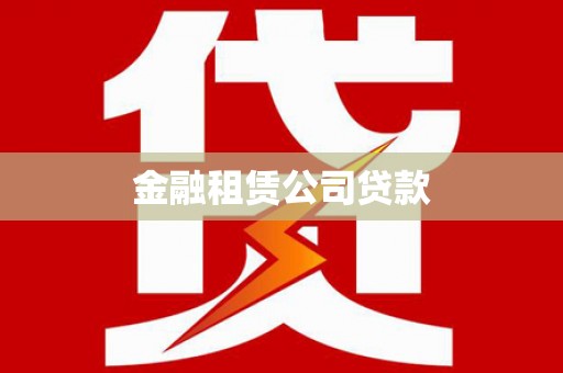普湾新区金融租赁公司贷款