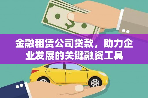 普湾新区金融租赁公司贷款，助力企业发展的关键融资工具