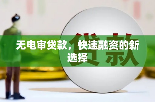普湾新区无电审贷款，快速融资的新选择