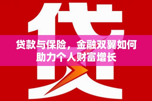 普湾新区贷款与保险，金融双翼如何助力个人财富增长