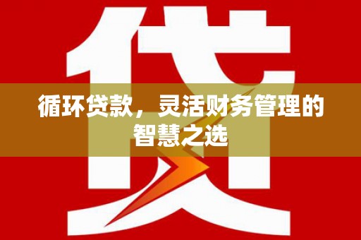 普湾新区循环贷款，灵活财务管理的智慧之选