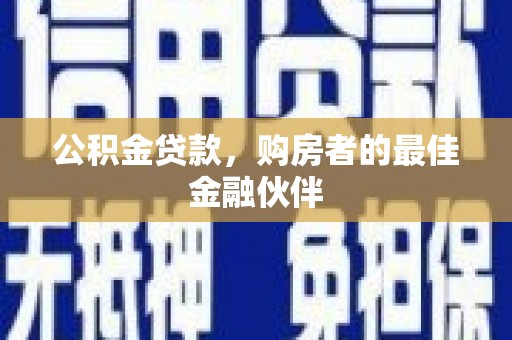 普湾新区公积金贷款，购房者的最佳金融伙伴