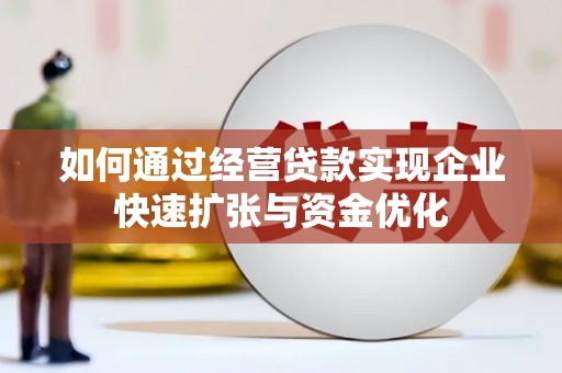 普湾新区如何通过经营贷款实现企业快速扩张与资金优化