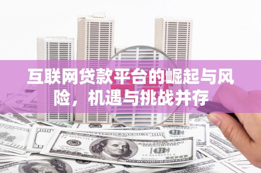 普湾新区互联网贷款平台的崛起与风险，机遇与挑战并存