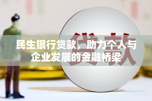 普湾新区民生银行贷款，助力个人与企业发展的金融桥梁