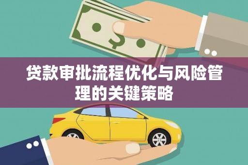 普湾新区贷款审批流程优化与风险管理的关键策略