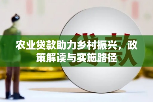 普湾新区农业贷款助力乡村振兴，政策解读与实施路径