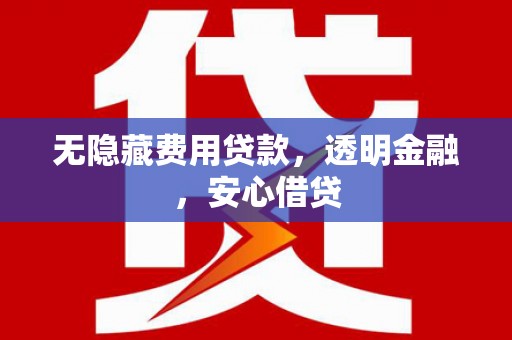 普湾新区无隐藏费用贷款，透明金融，安心借贷