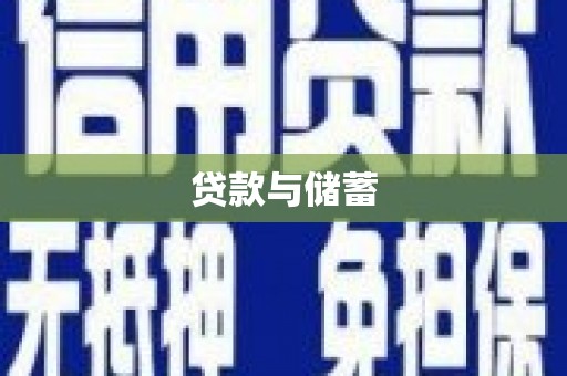 普湾新区贷款与储蓄