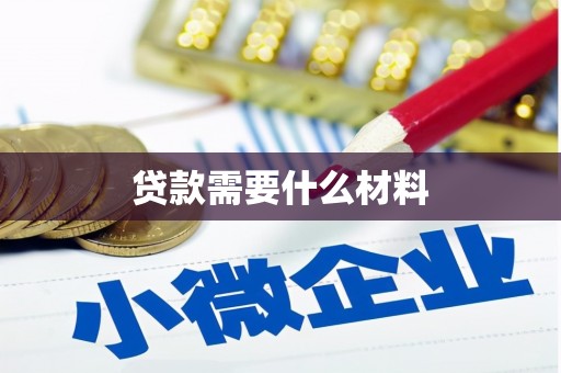 普湾新区贷款需要什么材料