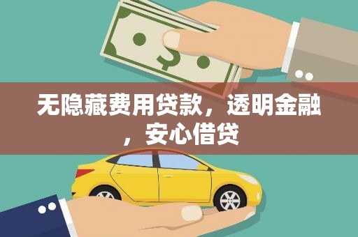普湾新区无隐藏费用贷款，透明金融，安心借贷