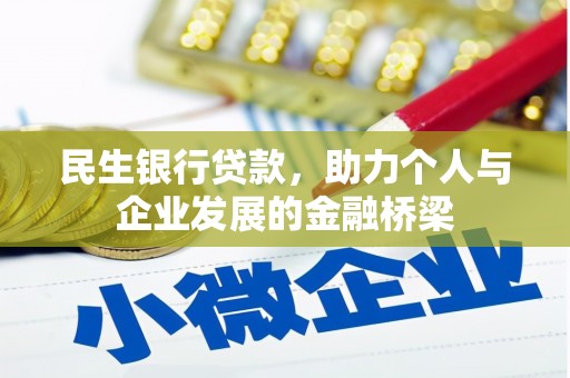 普湾新区民生银行贷款，助力个人与企业发展的金融桥梁