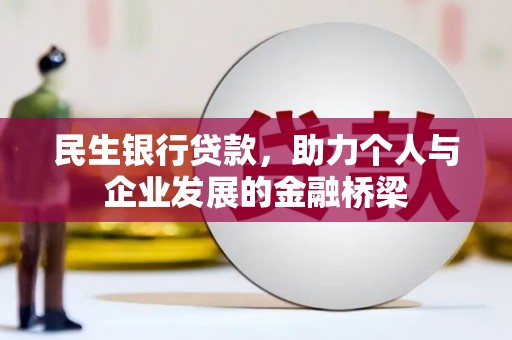 普湾新区民生银行贷款，助力个人与企业发展的金融桥梁