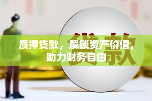 普湾新区质押贷款，解锁资产价值，助力财务自由