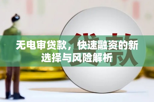 普湾新区无电审贷款，快速融资的新选择与风险解析