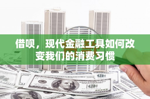 普湾新区借呗，现代金融工具如何改变我们的消费习惯