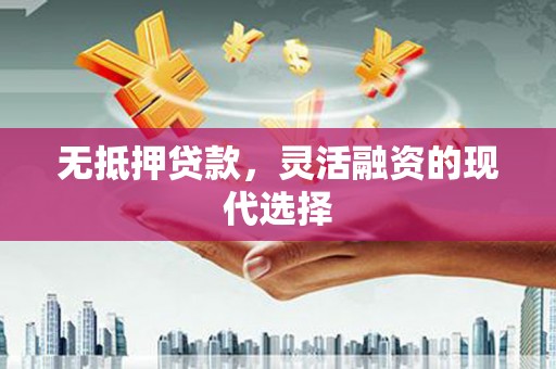 普湾新区无抵押贷款，灵活融资的现代选择