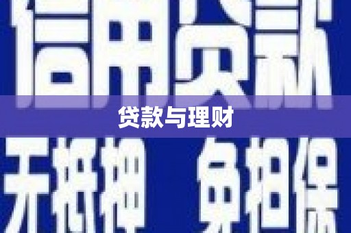 普湾新区贷款与理财