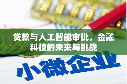 普湾新区贷款与人工智能审批，金融科技的未来与挑战