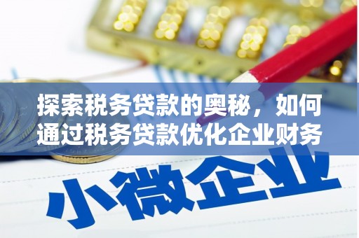 普湾新区探索税务贷款的奥秘，如何通过税务贷款优化企业财务