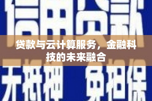 普湾新区贷款与云计算服务，金融科技的未来融合