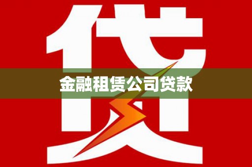 普湾新区金融租赁公司贷款