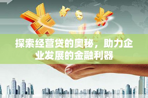 普湾新区探索经营贷的奥秘，助力企业发展的金融利器
