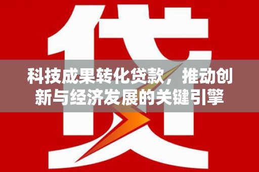 普湾新区科技成果转化贷款，推动创新与经济发展的关键引擎