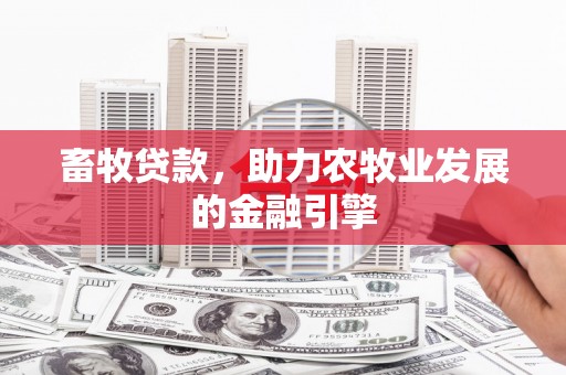 普湾新区畜牧贷款，助力农牧业发展的金融引擎