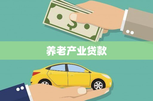 普湾新区养老产业贷款