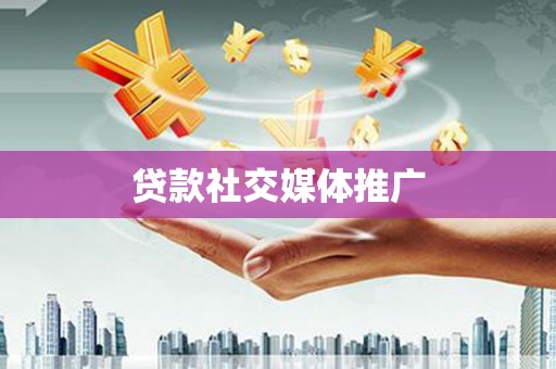普湾新区贷款社交媒体推广