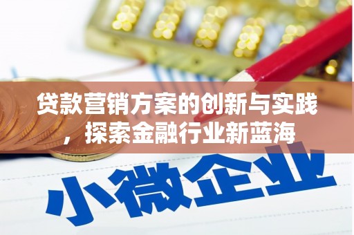 普湾新区贷款营销方案的创新与实践，探索金融行业新蓝海