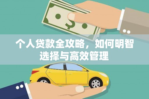 普湾新区个人贷款全攻略，如何明智选择与高效管理